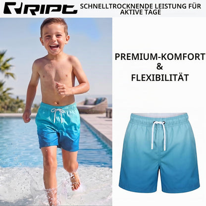 Schnelltrocknende Badeshorts für Jungen – UV50 Sonnenschutz für Aktiven Sommer Spaß