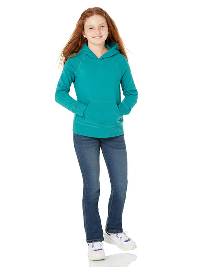 Essentials Mädchen Schmal geschnittene Bootcut-Jeans aus Stretch