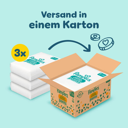 Pampers Premium Protection Pants Größe 4, 168 Windeln, 9kg-15kg, Mit 360° Passform und 2x breiteren Bündchen als vorher für unseren besten Komfort & Schutz