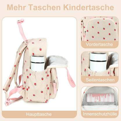 LEDAOU Kids Waterproof Backpack for Children 2-4 Years Nursery School Boys Girls