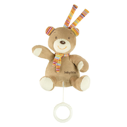 Fehn Mini-Spieluhr Fee – Kuscheltier & Einschlafhilfe: Aufzieh-Spieluhr mit sanfter Melodie „Schwanensee“ beruhigt in jeder Situation – für Babys und Kleinkinder ab 0+ Monaten