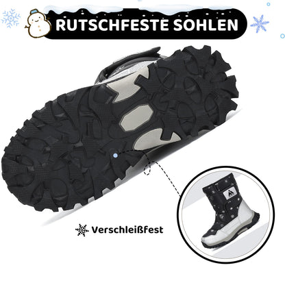 Mishansha Girls' Winter Boots, Children's Winter Shoes, Warm Snow Boots, Lined Winter Boots