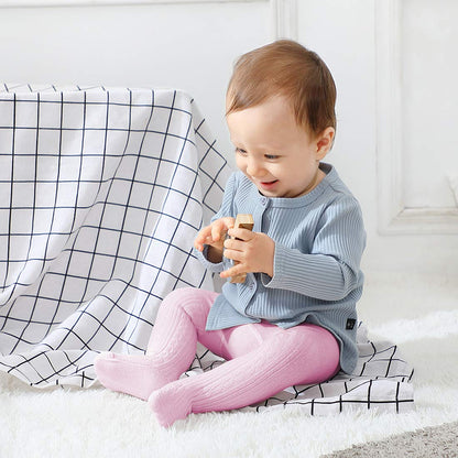 Durio Baby Tights for Girls Boys Cotton Children's Tights Children's Tights Set Warm Stockings Leggings