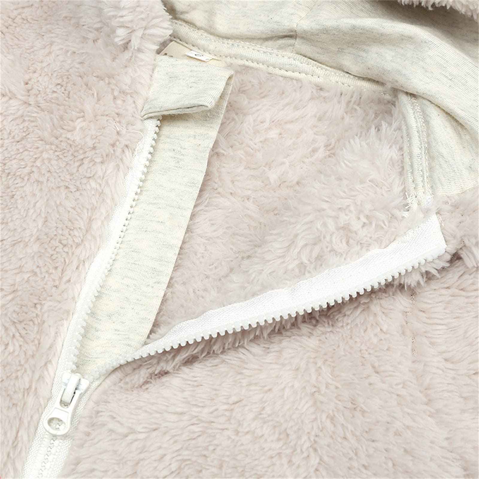 Baby Snowsuits Winter Jumpsuit with Hood Winter Romper Fleece Jumpsuit with Foot for Babies Newborn Toddler Girls Boys Warm Jumpsuit for 0-12 Months