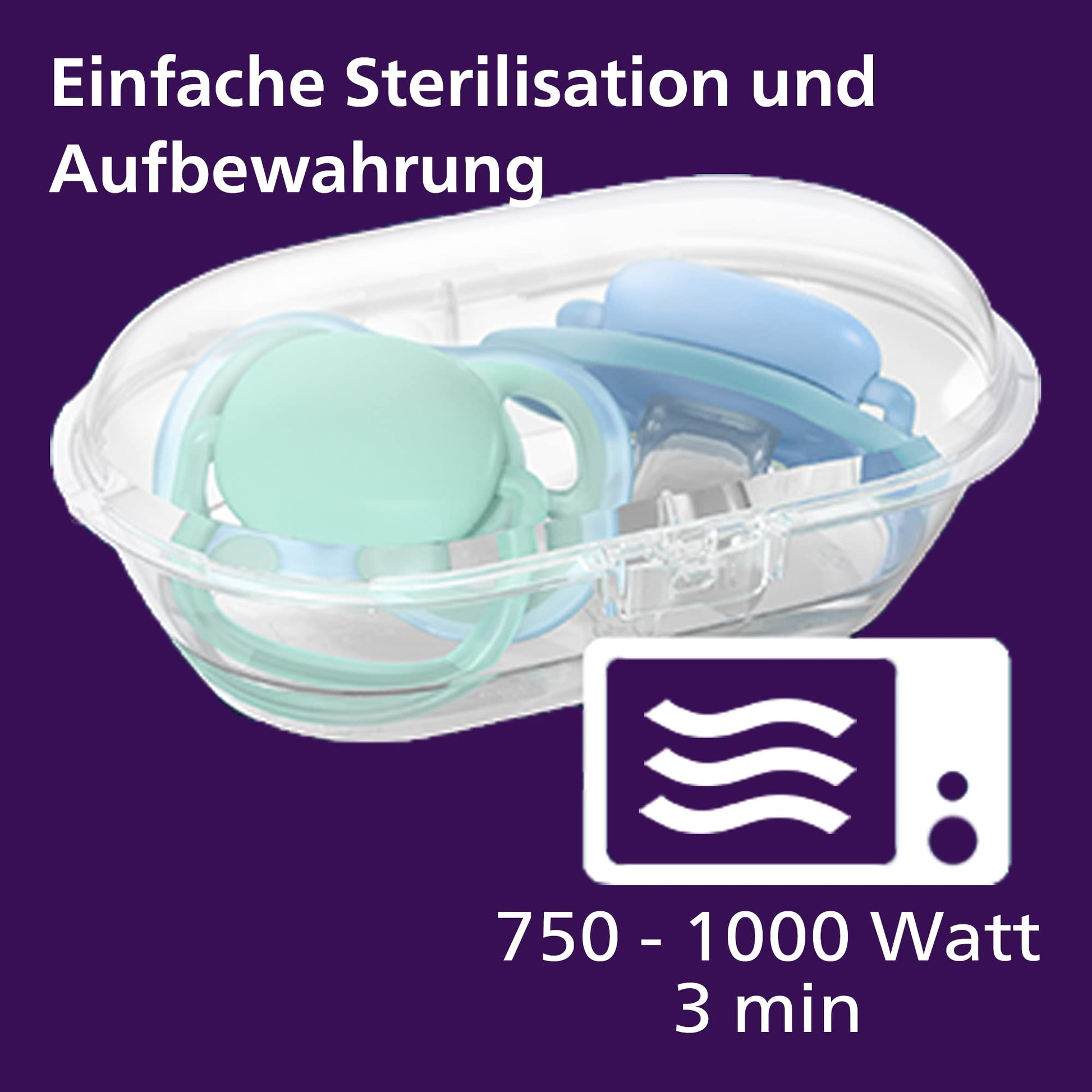 Philips Avent ultra soft Schnuller - 4er Pack, BPA-freier, extra weicher Schnuller für Babys von 0-6 Monaten, inklusive Transport- und Sterilisationsbox, (Modell SCF091/35) - Meloni2