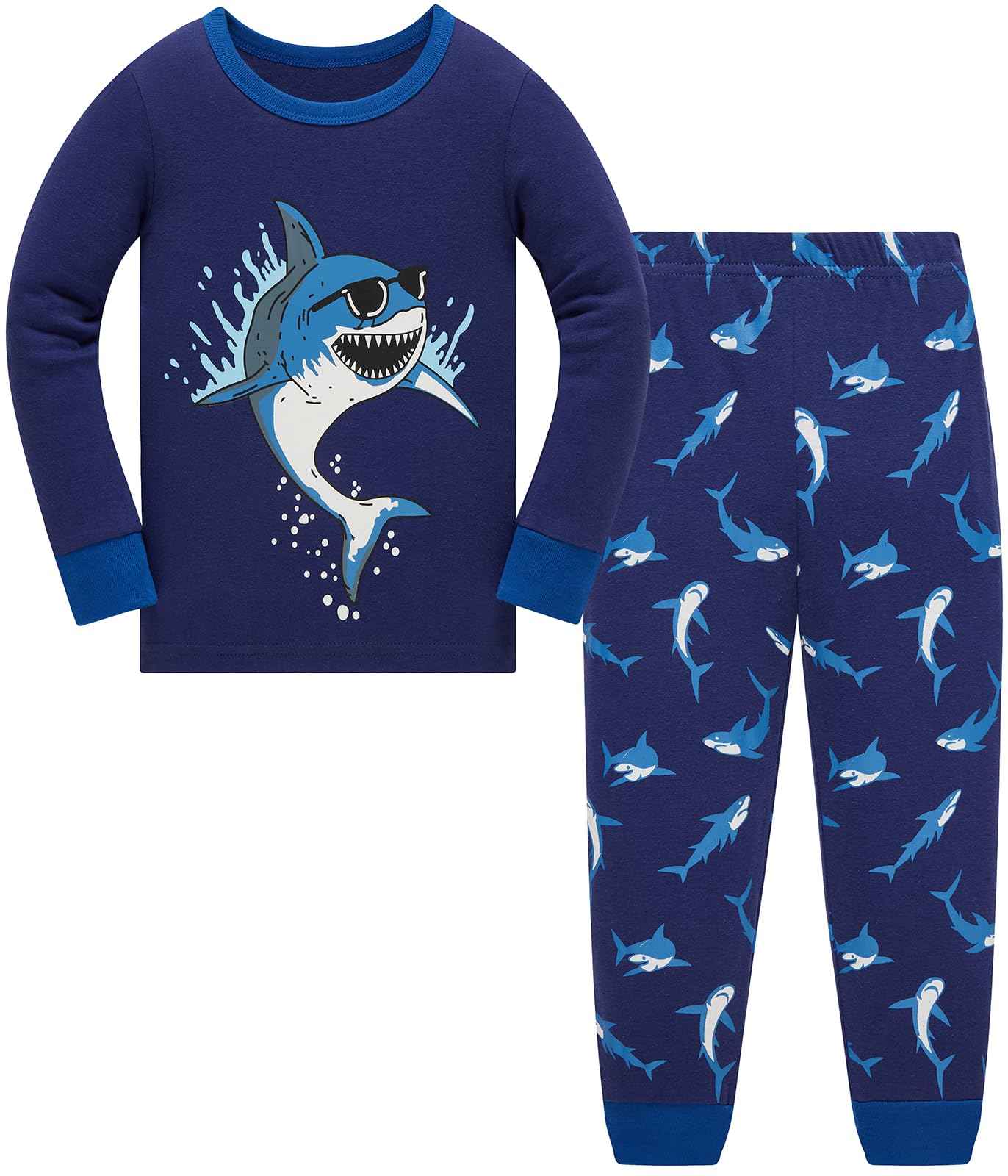 Boys Pyjamas Dinosaur Children's Sleepwear Long Sleeve Cotton Winter Christmas Pyjama Set Size 92-152, 1-12 Years