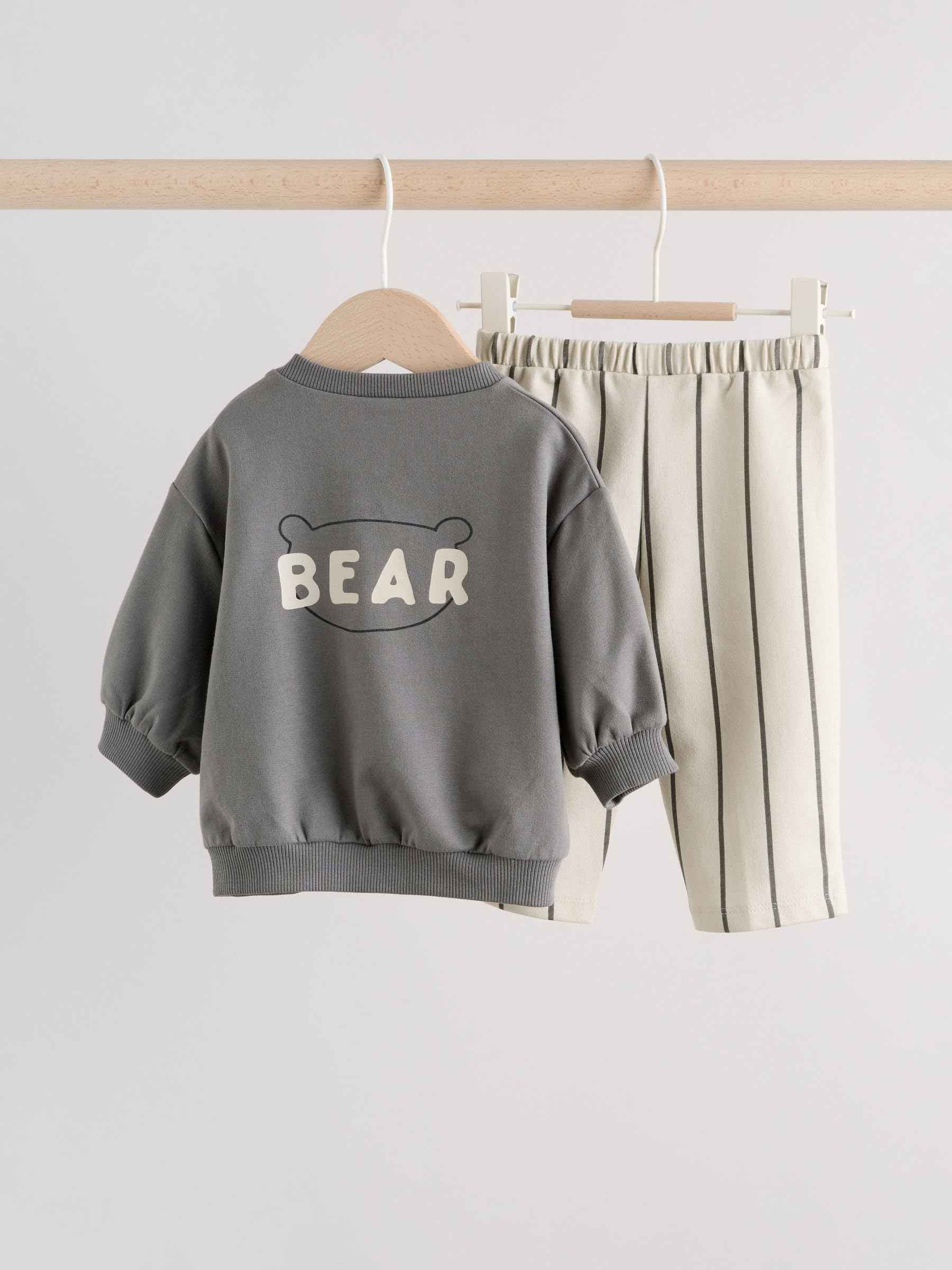 Next Baby Jungen Baby Jogginghose und Sweatshirt im Set