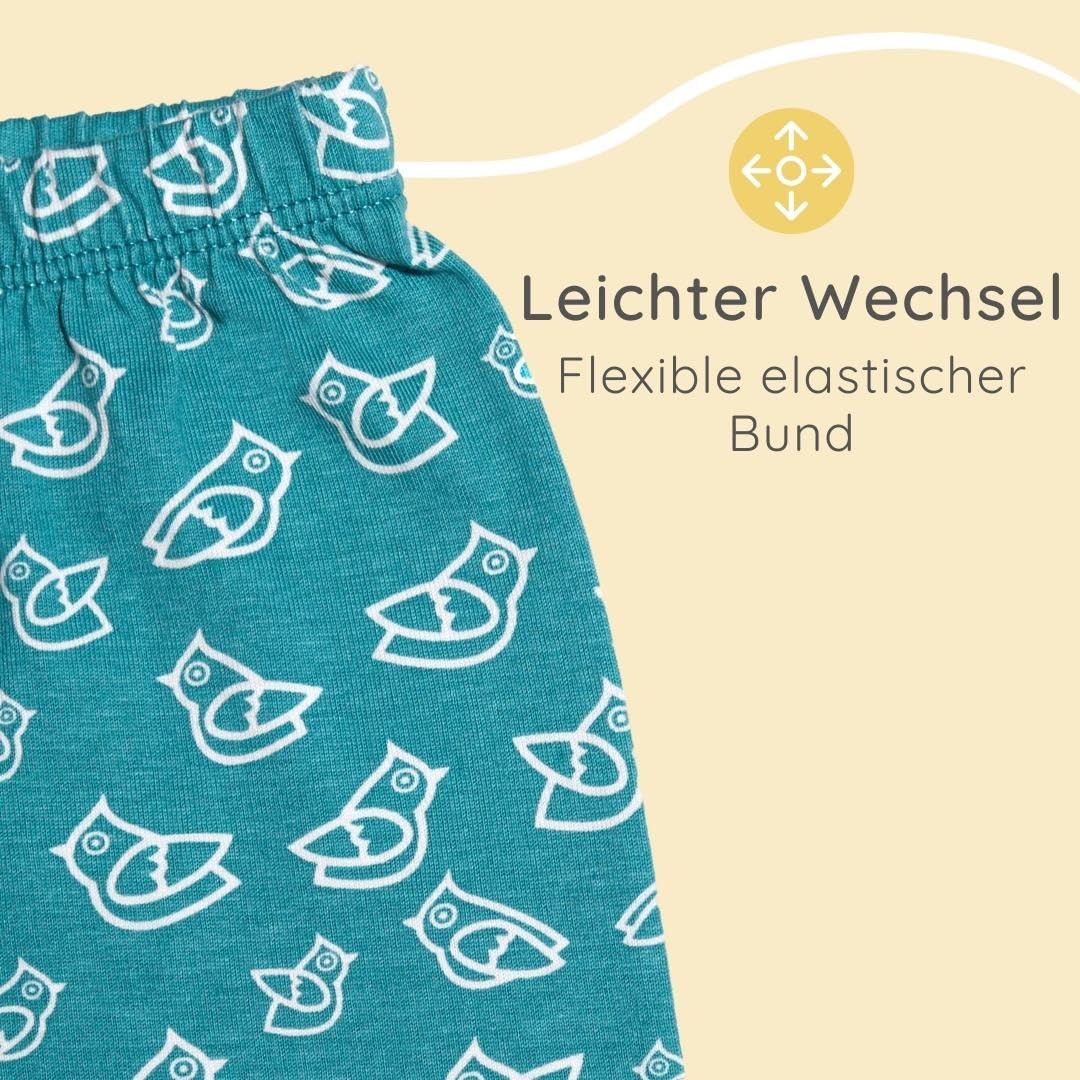 Bramble & Bear (3er-Pack) weiche Leggings für Babys und Kleinkinder – sanfte Unisex Leggings für 0-3 Jahre