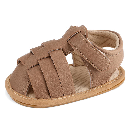 MASOCIO Babyschuhe Mädchen Sandalen Sommer Schuhe Flach Gummi Rutschfest