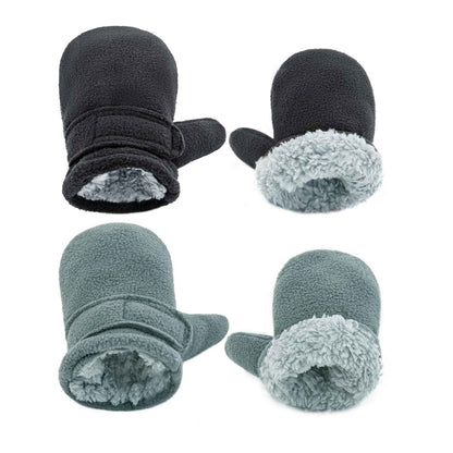 SEYUFN Baby Winter Gloves Fleece Lining Toddler Boys Warm Soft Baby Girls Adjustable Gloves Outdoor Gloves