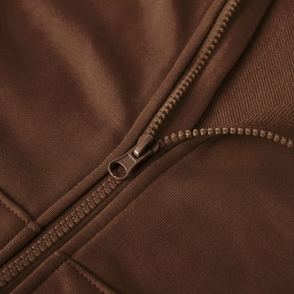 Spring&Gege Jungen Hoodie Sweatjacke Basic Einfarbig Baumwoll Kapuzenjacke für Kinder（3-12 Jahre）