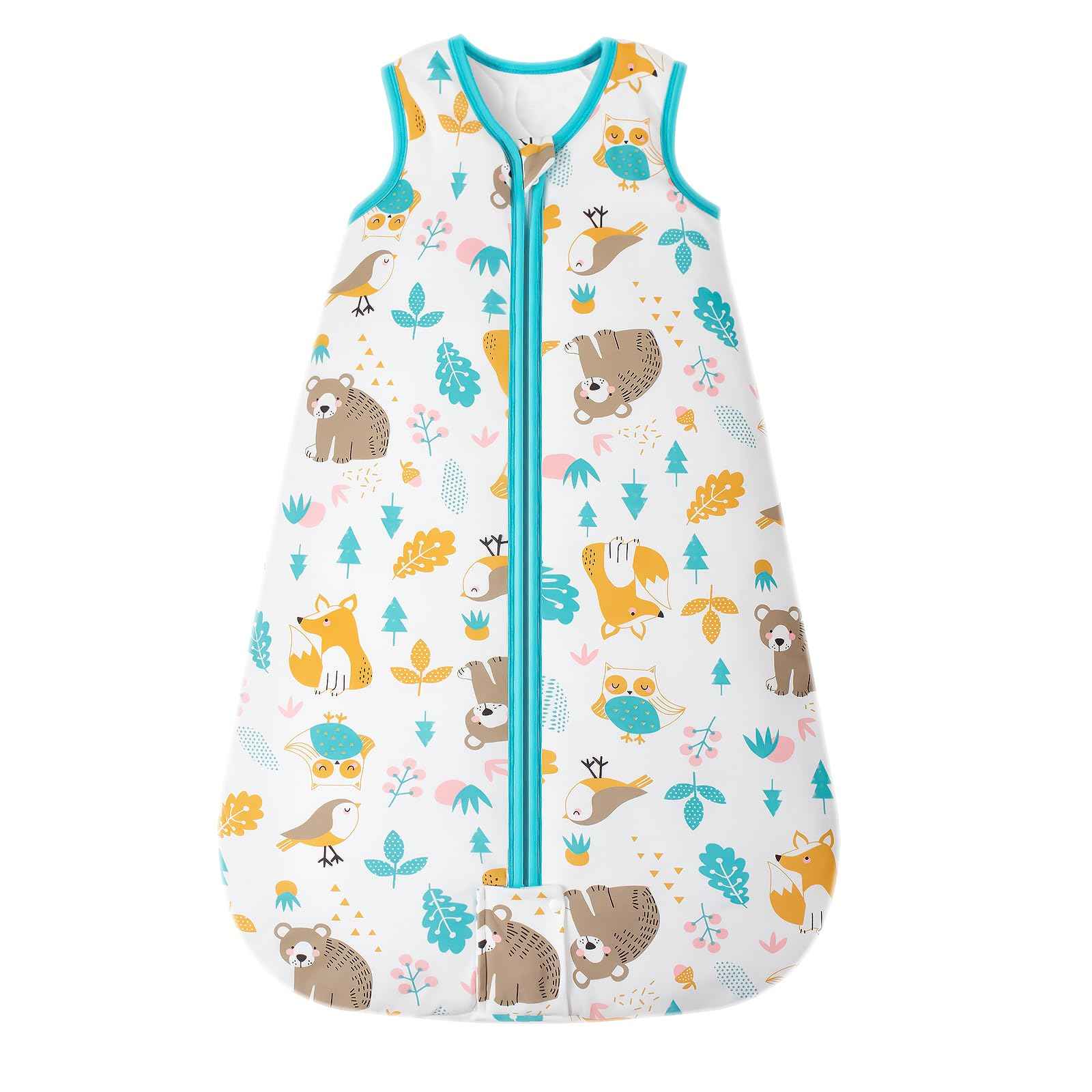 Mosebears Baby Sleeping Bag Winter 2.5 Tog, 100% Cotton Baby Winter Sleeping Bag for Babies 0-24 Months, M (6-12 Months)