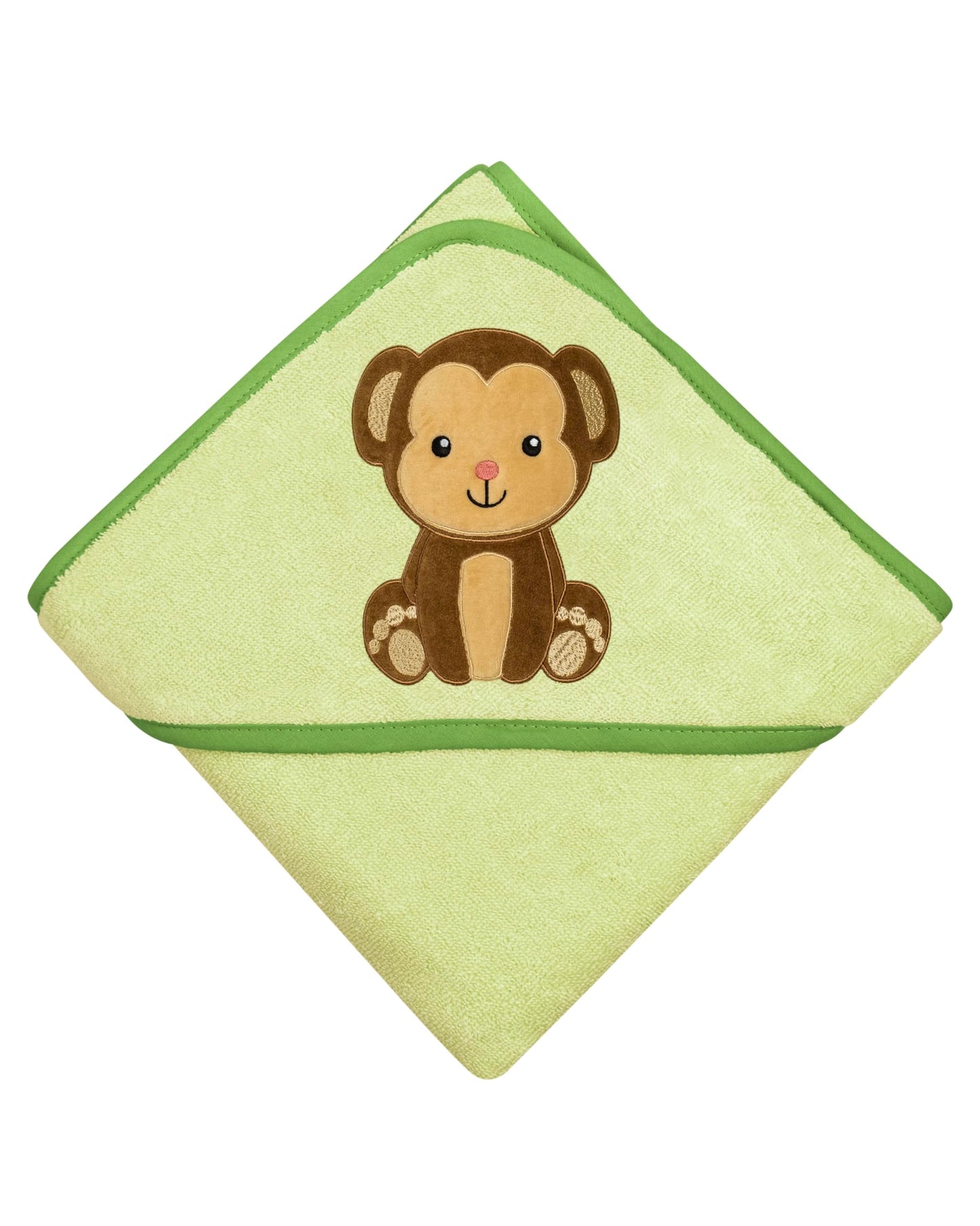 LAYNENBURG Premium Kapuzenhandtuch Baby - Badehandtuch aus 100% Baumwolle - Oeko TEX - Handtuch mit Kapuze für Neugeborene & Kinder - Badetuch, Babyhandtuch Mädchen, Jungen (Waschbär 80 x 80cm)