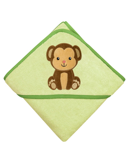 LAYNENBURG Premium Kapuzenhandtuch Baby - Badehandtuch aus 100% Baumwolle - Oeko TEX - Handtuch mit Kapuze für Neugeborene & Kinder - Badetuch, Babyhandtuch Mädchen, Jungen (Waschbär 80 x 80cm)