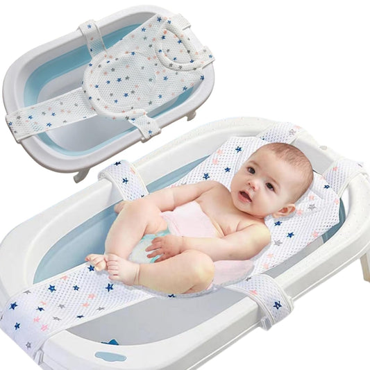 Baby Bath Support Cushion, Bath Seat Baby, Baby Bath Net, Non-Slip Baby Suspension Pad, Insert Baby Bath Tub Insert, Baby Bath Mat, Baby Bath Mat, Baby Bath Mat