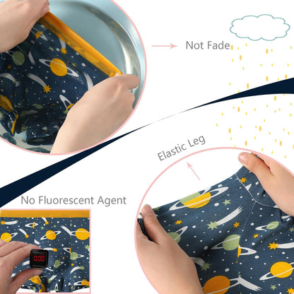 Anntry Kinder Weiche Baumwollene Unterwäschen Kleinkind 8 Pack Kleine Jungen Sortiert Boxer Shorts Slips 2-12 Jahre