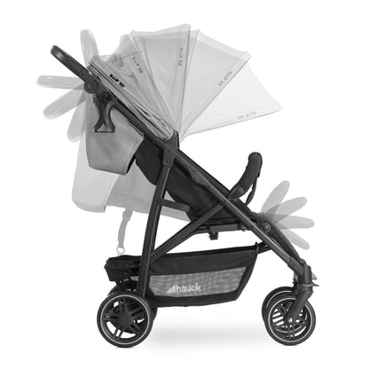 Hauck Rapid 4R Plus Buggy, XL Sonnendach UPF 50+, maximale Belastung 25 kg, Hauck Rapid 4R Plus Buggy, XL Sonnendach UPF 50+, maximale Belastung 25 kg, schnell klappbar, kompakt, höhenverstellbar, Getränkehalter, Liegeposition, großer Einkaufskorb