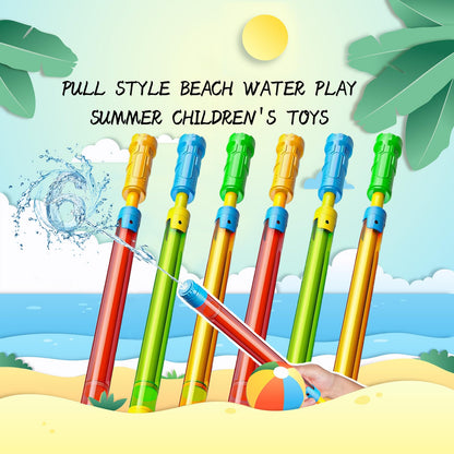 Wasserpistole Kinder, Wasserspritze Wasserspritzpistole Kinder Spritzpistole Wasser Wasserpistole mit Großer Reichweite Wasserpistolen Set, Wasserspielzeug für Pool Strand Outdoor Garten (6er-Satz)