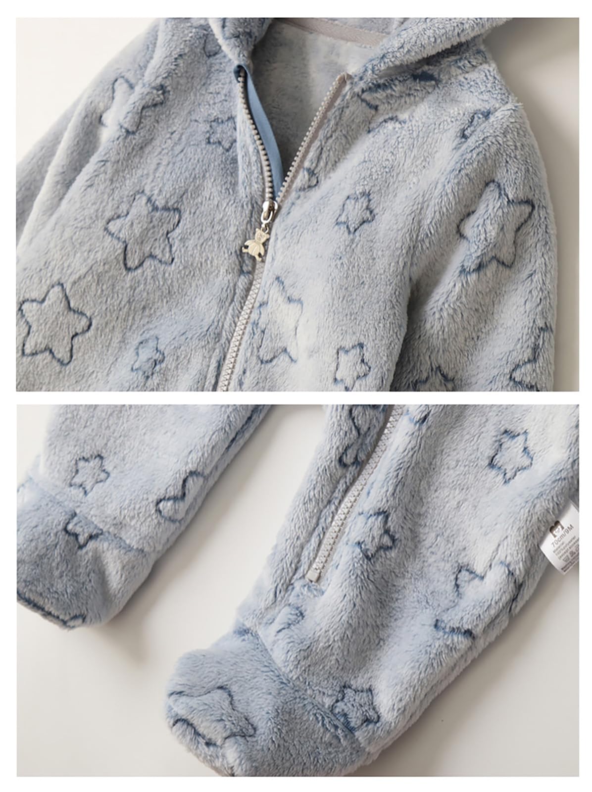 Baby-Overall für Mädchen, Jungen, Winter, Schneeanzug, 1-12 Monate, Fleecemantel, Jumpsuit, Pilot, Baby, Jungen, Mädchen