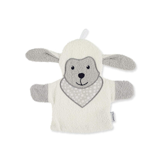 Sterntaler Spiel-Waschhandschuh Bär Ben, Größe: 22 x 24 cm, Mittelgrün