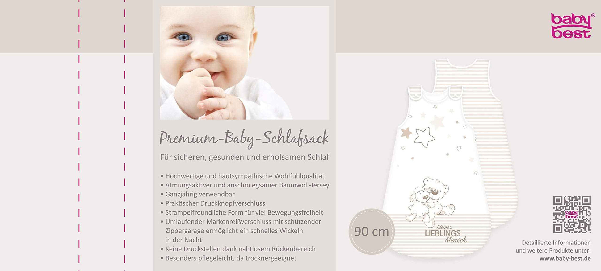 Baby Sleeping Bag “Lieblingsmensch”