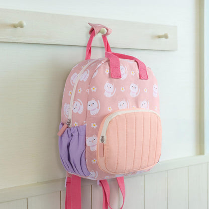 Kinderrucksack Mädchen 30cm Rucksack Kleinkind Kinderrucksack für 2-4 Jahre Kinder kindergartenrucksack Mini Tagesrucksack Reisetasche - Rosa Erdbeere