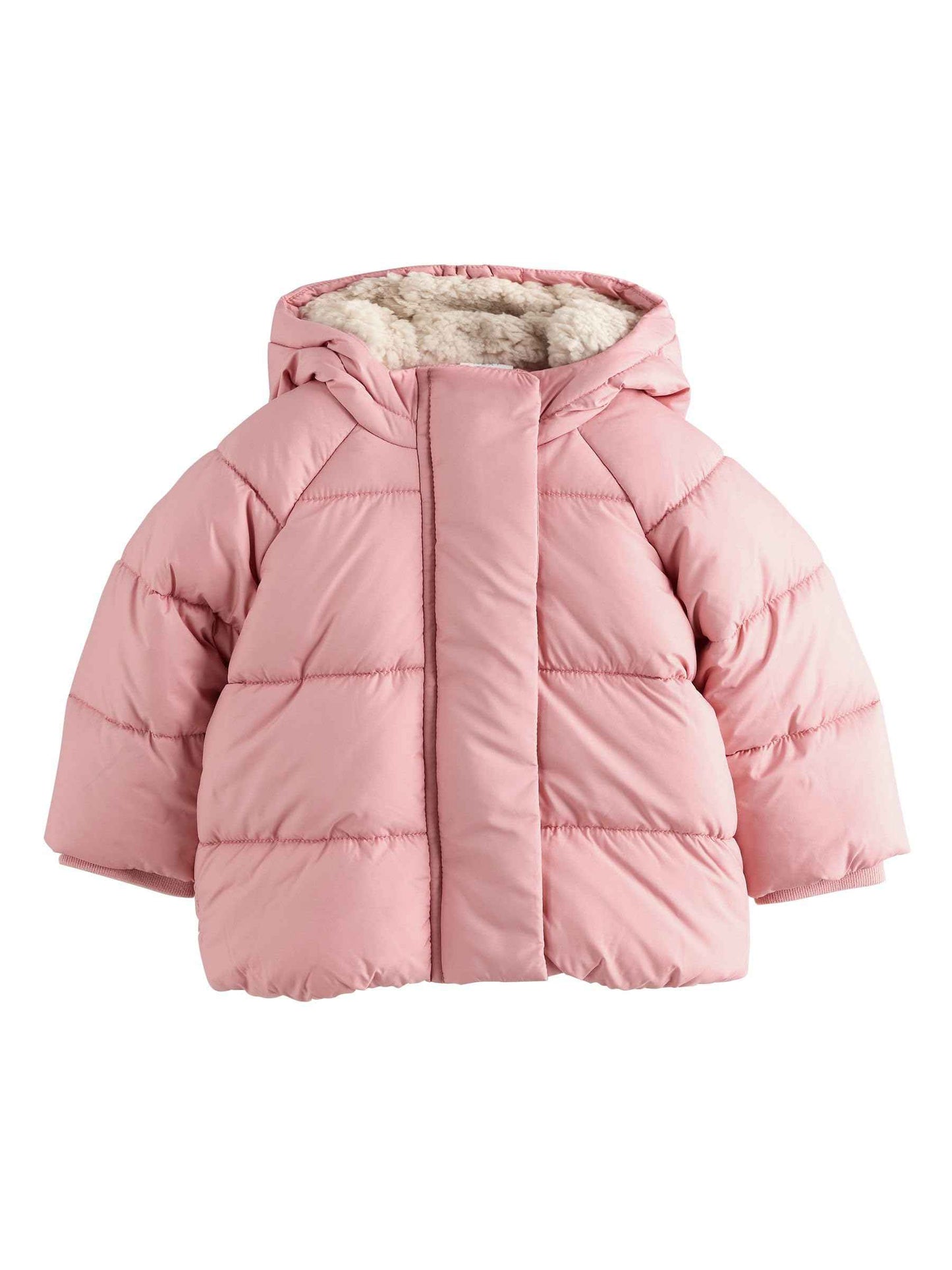 NEXT Baby Girls' Padded Hooded Jacket