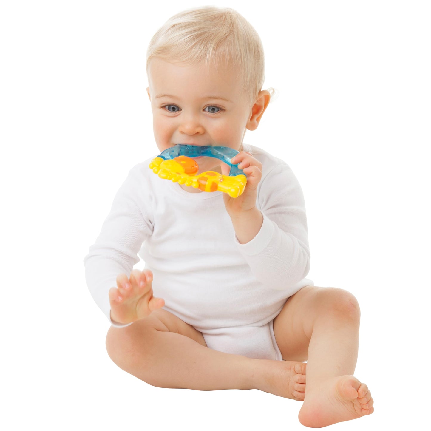Playgro Beißring-Set Bumpy Gums, wassergefüllt, ab 3 Monaten, 3-teilig, Bumpy Gums, bunt, BPA-frei