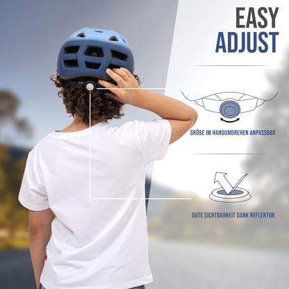 Apollo Kinder Fahrradhelm, Helm für Kinder & Jugendliche, Multisport Helm, Fahrradhelm Mädchen, Fahrradhelm Jungen, Kinderhelm ab 3 Jahre, Verstellbarer Kinder-Helm, ab Größe 48, für Fahrrad & Roller
