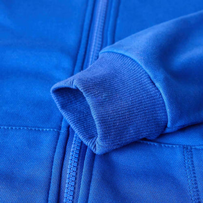 Spring&Gege Jungen Hoodie Sweatjacke Basic Einfarbig Baumwoll Kapuzenjacke für Kinder（3-12 Jahre）