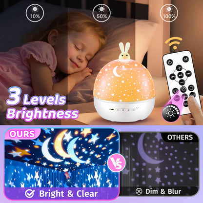 Sternenhimmel Projektor Kinder mit 15 Film, Nachtlicht Kinder Nachtlicht Baby, Bluetooth Sternenprojektor Galaxy Projektor, Geschenke für Mädchen Kinder Geschenke Mädchen, Kinderzimmer Deko