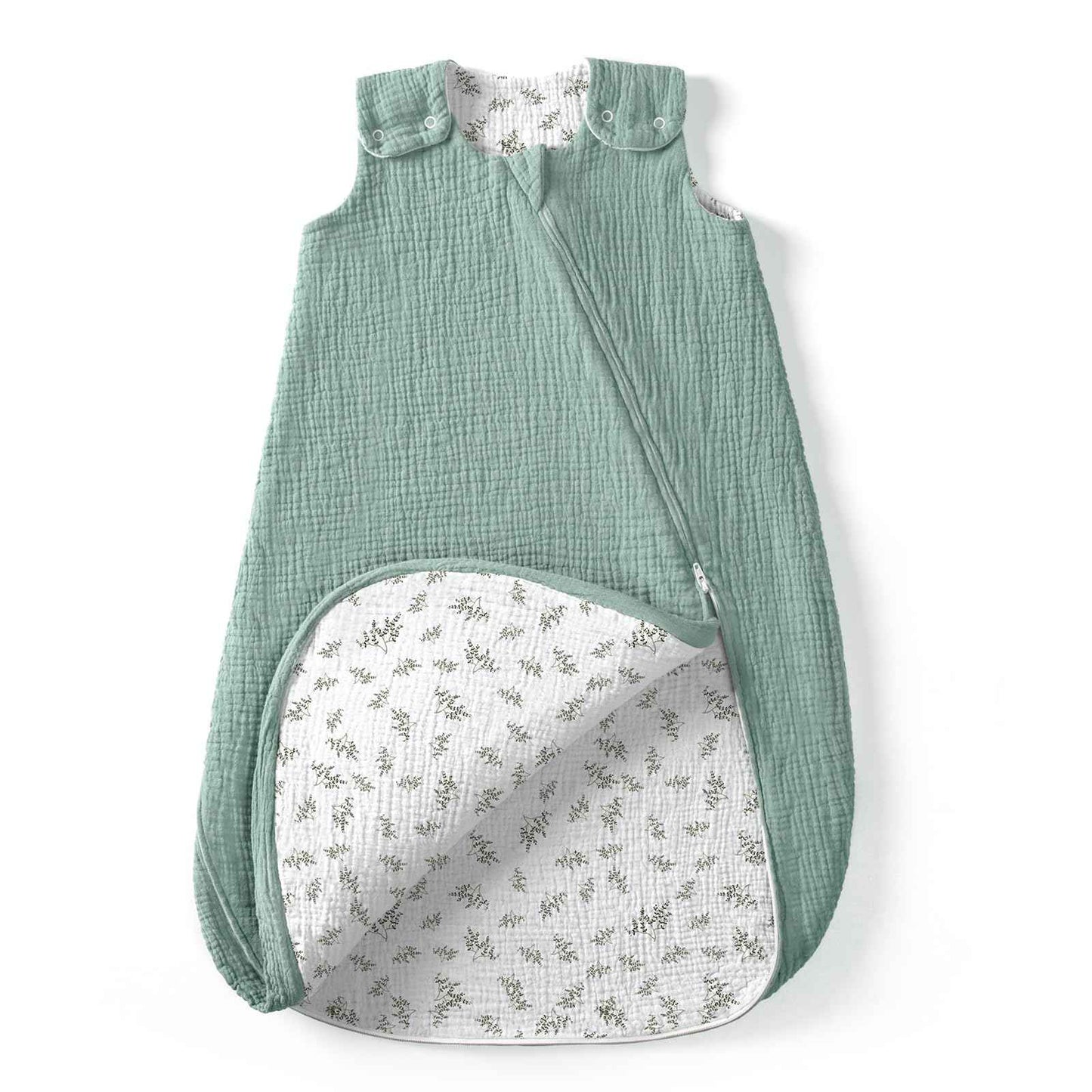 lulumoon Baby Sleeping Bag for 3-9 Months: Muslin Sleeping Bag Baby for Boys and Girls - Cotton Baby Sleeping Bag for 70 cm All-Year Children's Room