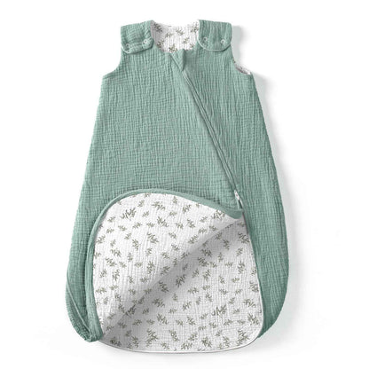 lulumoon Baby Sleeping Bag for 3-9 Months: Muslin Sleeping Bag Baby for Boys and Girls - Cotton Baby Sleeping Bag for 70 cm All-Year Children's Room