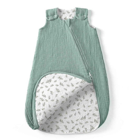 lulumoon Baby Sleeping Bag for 3-9 Months: Muslin Sleeping Bag Baby for Boys and Girls - Cotton Baby Sleeping Bag for 70 cm All-Year Children's Room