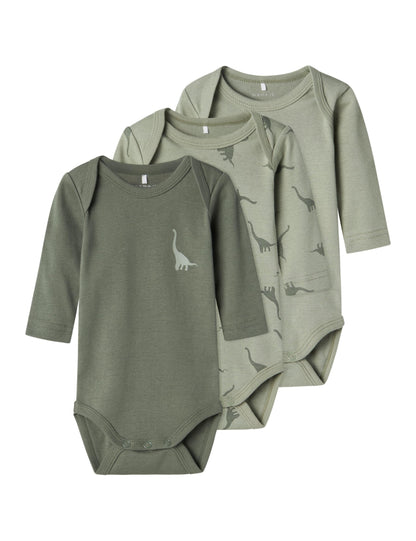 NAME IT Jungen Strampler 3er-Pack