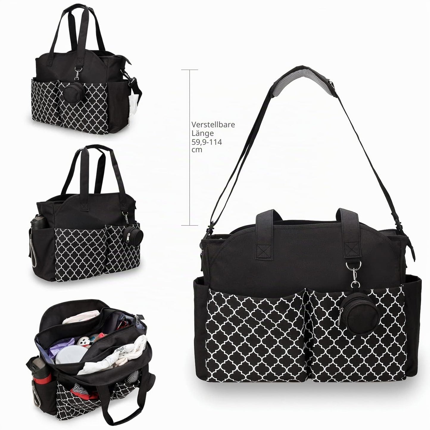 Wickeltasche Baby Wickeltasche Große Babytaschen für Mama mit Wickelstation Multifunktions Reise
