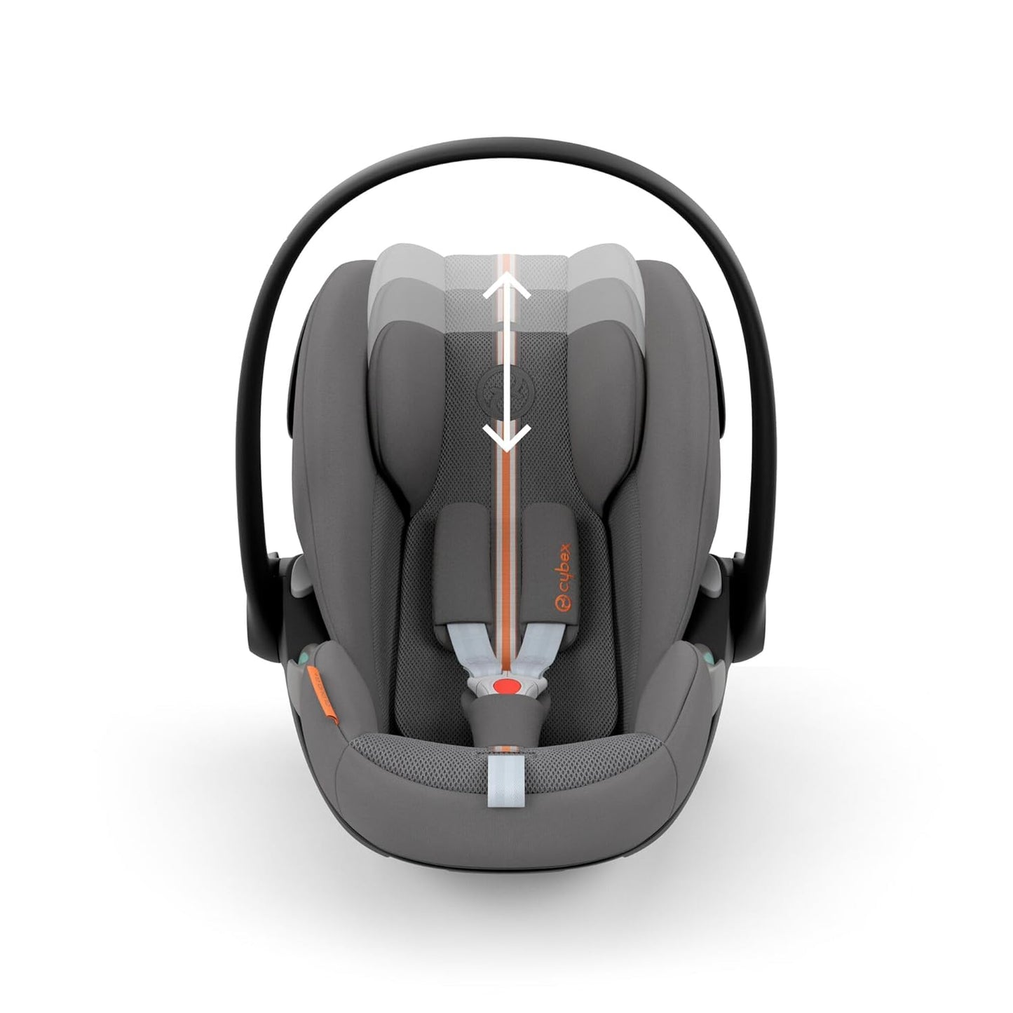 CYBEX Gold Babyschale Cloud G i-Size Plus, Inkl. Neugeboreneneinlage, Ab Geburt bis ca. 24 Monate, Für Kinder ab 40 cm bis 87 cm, Max. 13 kg, Lava Grey - Meloni2