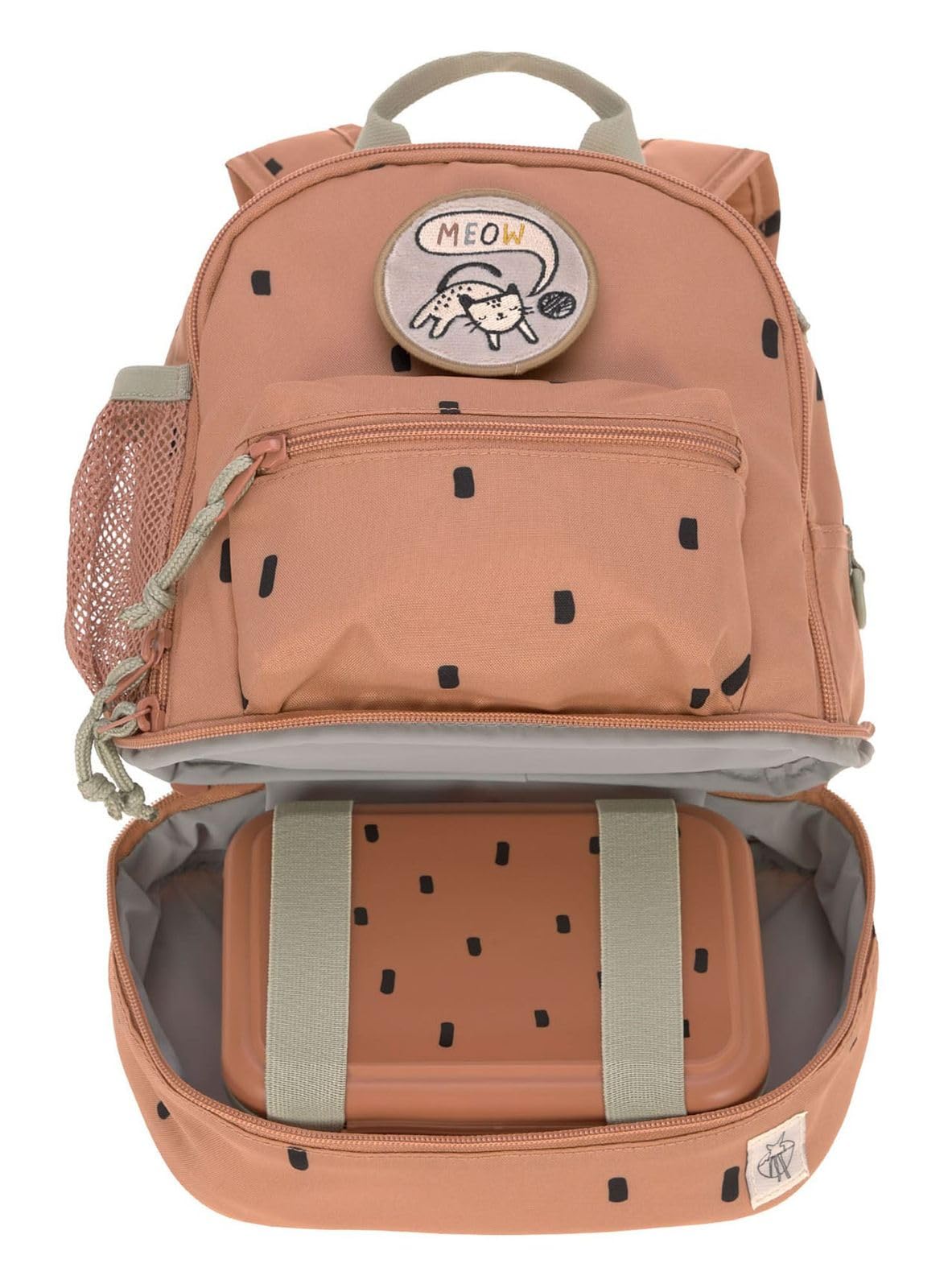 LÄSSIG Children's Backpack Nursery Bag with Chest Strap 6.5 L from 3 Years, Adventure Tractor, Kids Backpack