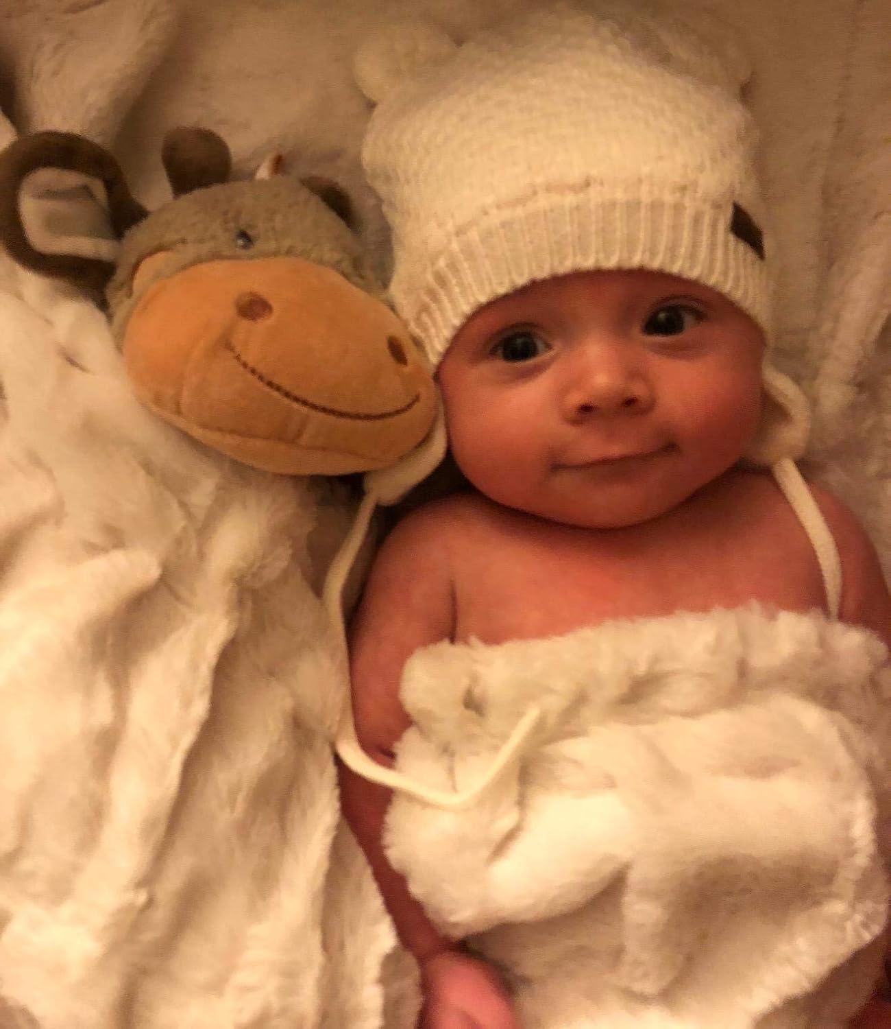 DRESHOW Unisex Baby Mütze Süßer Bär Kleinkind Earflap Beanie Warm für Herbst Wintermütze