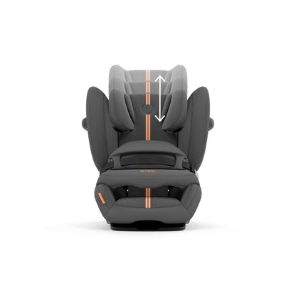 CYBEX Gold Kindersitz Pallas G i-Size, 76 - 150 cm, Ab ca. 15 Monate bis ca. 12 Jahre (ca. 9 bis 50 kg), Lava Grey