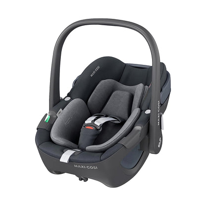 Maxi-Cosi Pebble 360 i-Size Babyschale Drehbar, Neugeborenen Autositz 360 Grad, 0–15 Monate (40–83 cm), Drehung mit einer, ClimaFlow, Easy-In-Gurt, G-CELL Seitenaufprallschutz, Essential Green - Meloni2