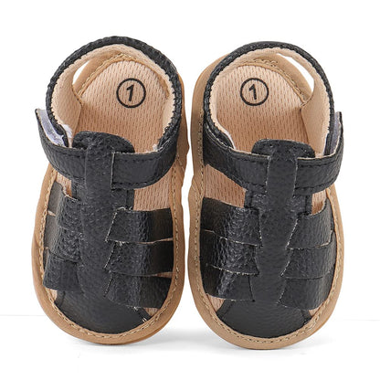 MASOCIO Babyschuhe Mädchen Sandalen Sommer Schuhe Flach Gummi Rutschfest