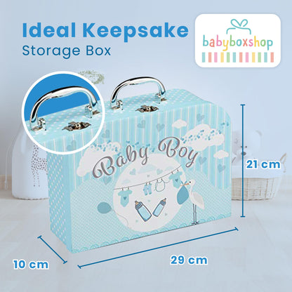 Baby Box Shop Babyparty Geschenk - 12 Baby-Essentials, Baby Geschenkset, Baby Geschenkkorb, Geschenke für eine Babyparty, Neugeborene Geschenkset, Neugeborenen Geschenk, Baby Geschenk Set - Creme
