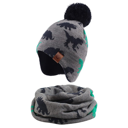 XIAOHAWANG Baby Strickmütze Winter Babymütze Junge Warme Kindermütze Junge Beanie Mütze Dicke Wintermütze für Herbst,Winter