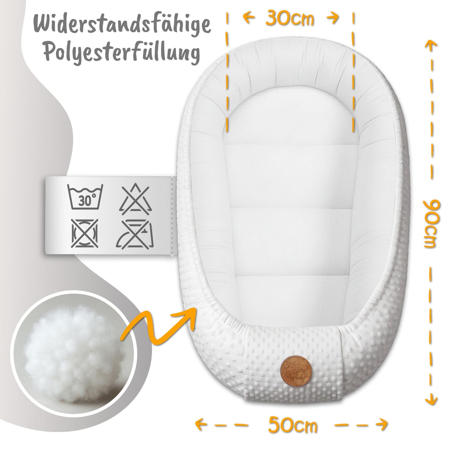 Nestchen Baby - Babynestchen Neugeborene Minky Babynest für Kinderbett Vielseitiges tragbar Nest kuschelnest zubehör für babybett warm Winter coccon Teddybären