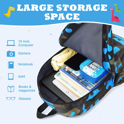 Kinderrucksack Jungen, Mini-Dinosaurier-Rucksack, Kindergarten Schulrucksäcke, Kleinkind Schultasche für Kinder, Jungen, Mädchen, Kleinkind