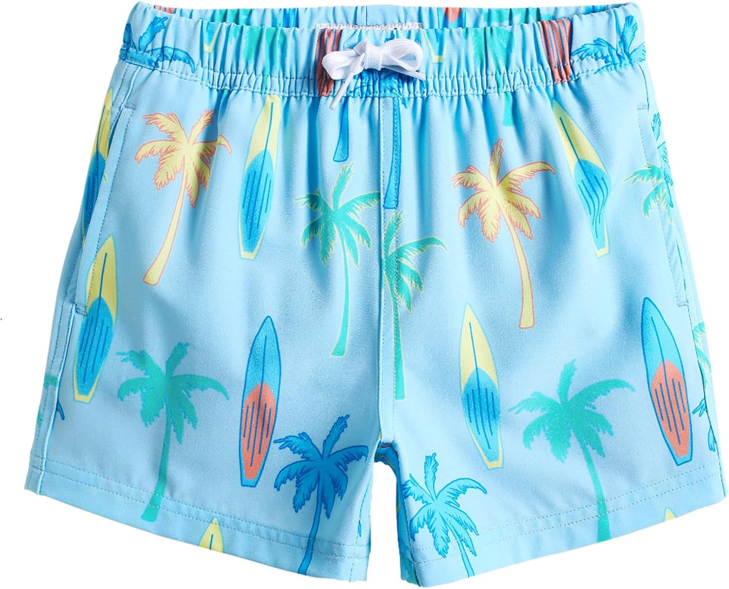 MaaMgic Jungens 4 Way Stretch Badehosen Schnelltrocknend Badeshorts mit Mesh-Futter Taschen und Verstellbarem Tunnelzug MEHRWEG