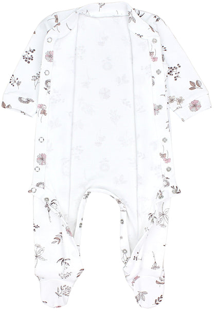 TupTam Baby Mädchen Schlafstrampler mit Fuß 3er Pack