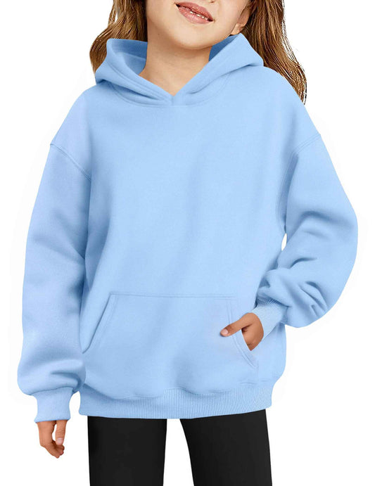 Arshiner Girls' Warm Fleece Children's Hoodie Winter Pullover with Pocket Sweatshirt for Girls 6-16 Years