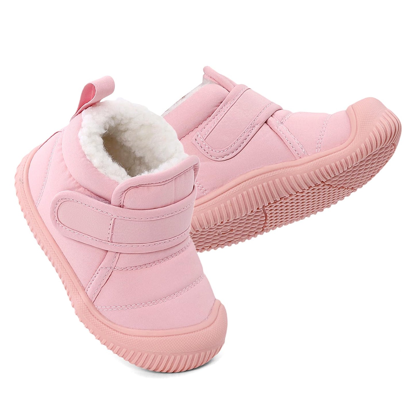 1-5 Years Baby Boys Girls Boots First Walking Shoes Toddler Winter Boots Warne Fur Lined Winter Shoes